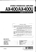 Yamaha AX-400-Service-Manual